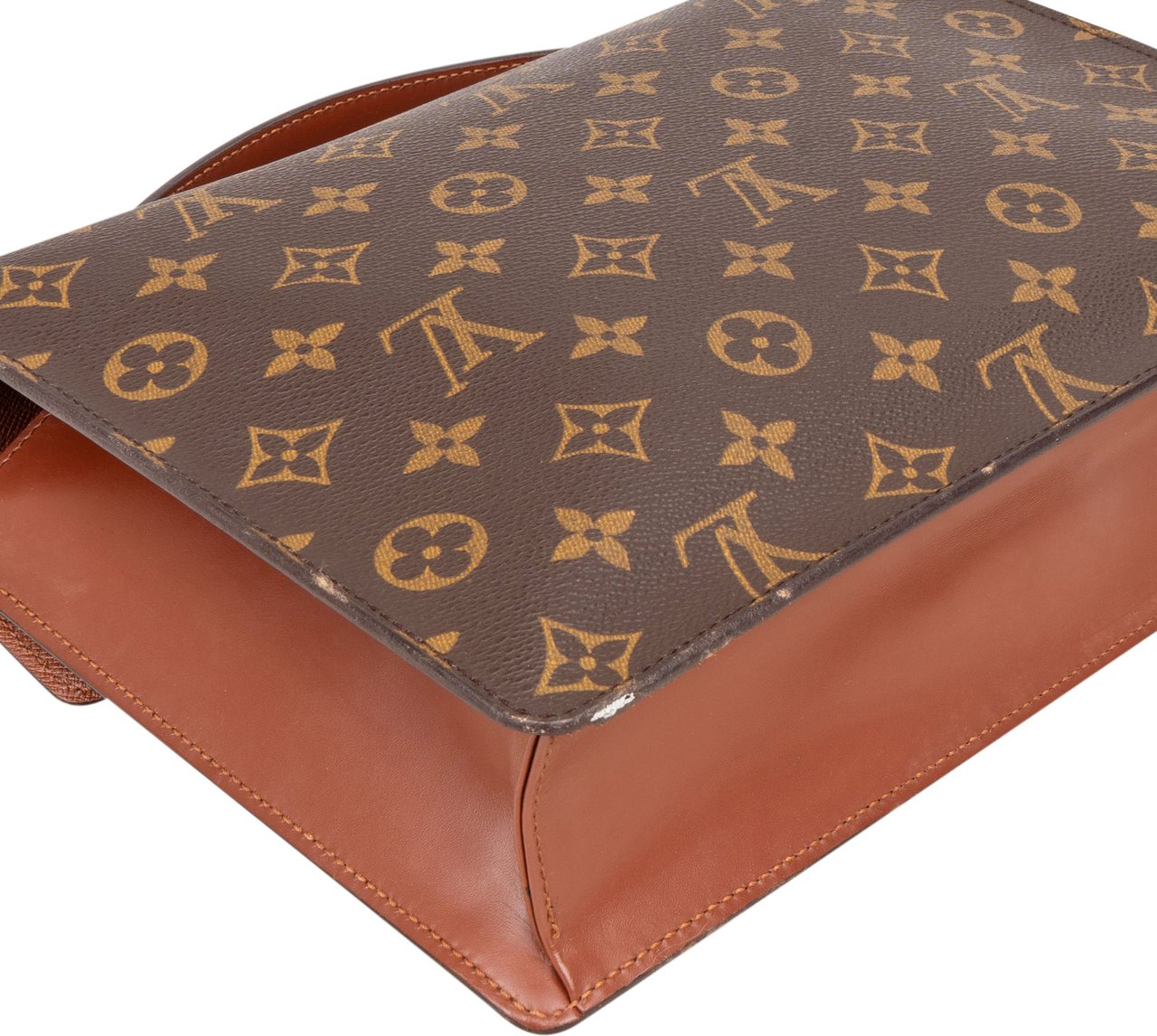 Louis Vuitton Louis Vuitton Canvas Monogram Monceau Handbag Bruin
