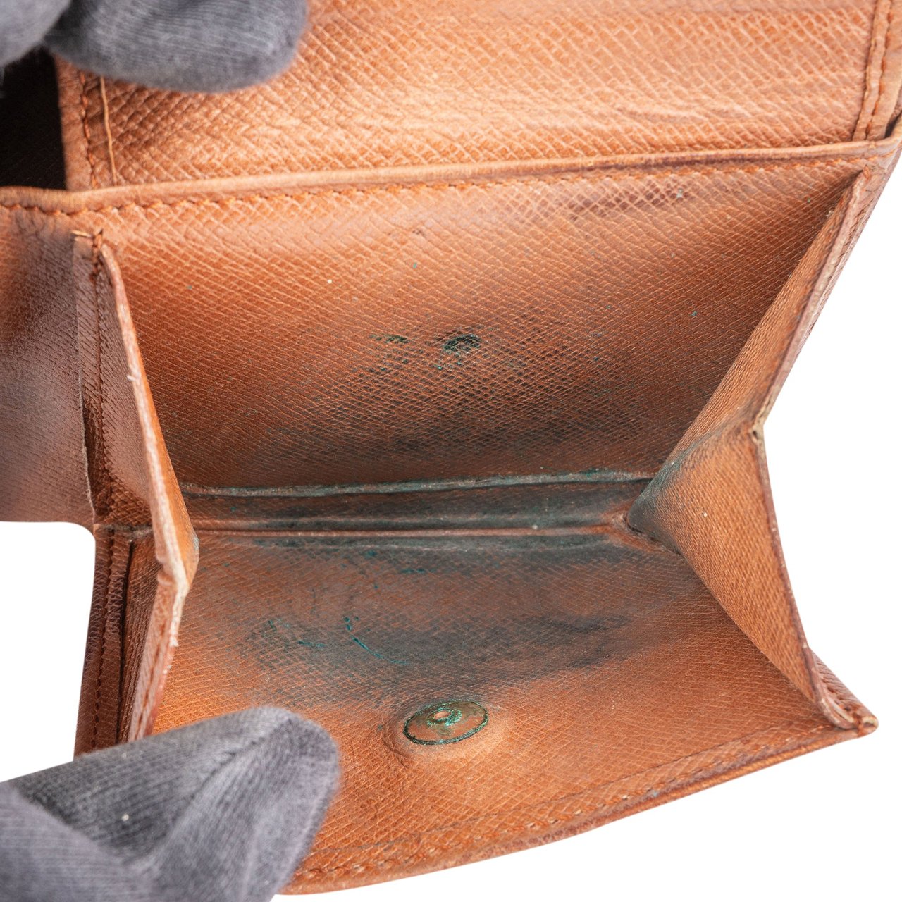 Louis Vuitton Louis Vuitton Canvas Monogram Marco Wallet Bruin