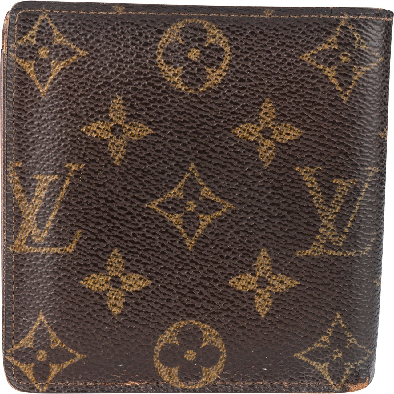 Louis Vuitton Louis Vuitton Canvas Monogram Marco Wallet Bruin