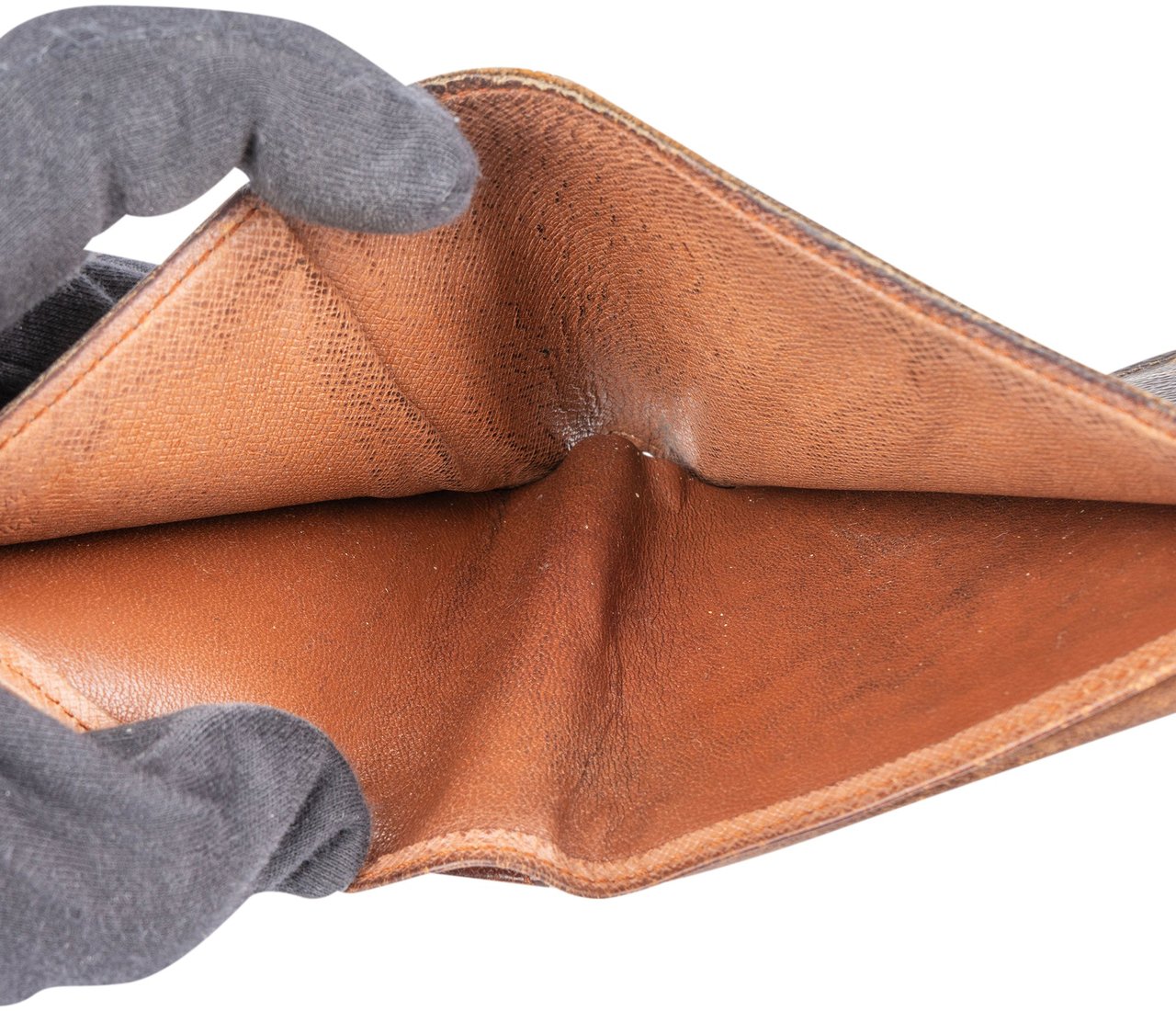 Louis Vuitton Louis Vuitton Canvas Monogram Marco Wallet Bruin