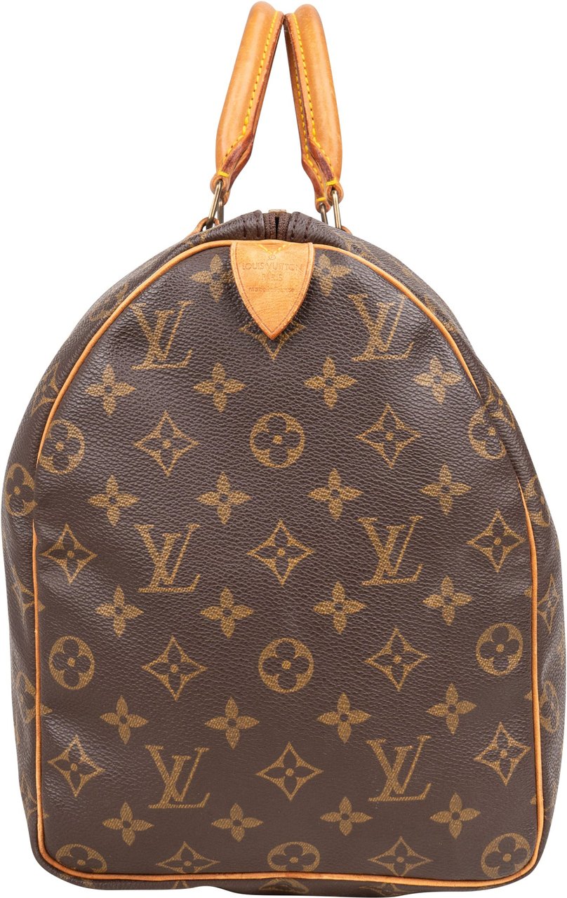 Louis Vuitton Louis Vuitton Canvas Monogram Speedy 40 Handbag Bruin