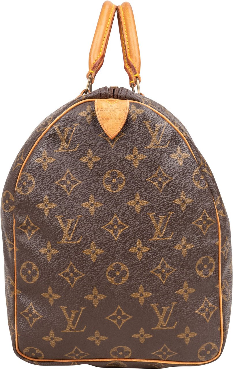 Louis Vuitton Louis Vuitton Canvas Monogram Speedy 40 Handbag Bruin