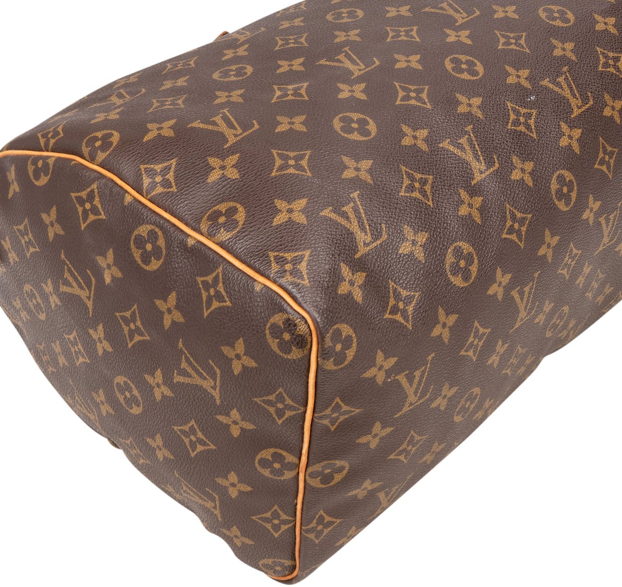 Louis Vuitton Louis Vuitton Canvas Monogram Speedy 40 Handbag Bruin