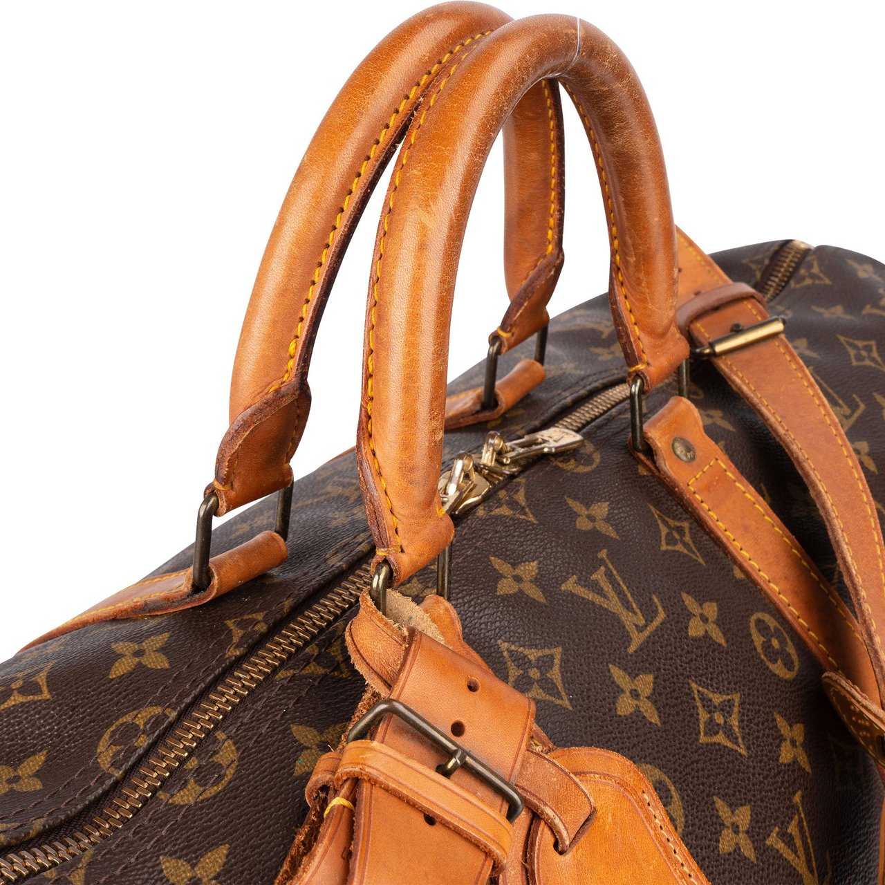 Louis Vuitton Louis Vuitton Canvas Monogram Keepall 55 Bandouliere Bruin