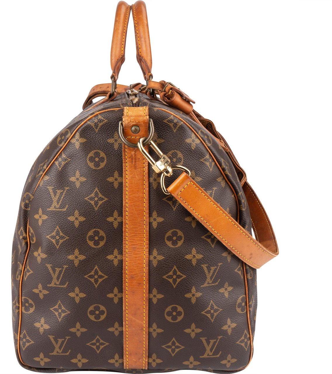 Louis Vuitton Louis Vuitton Canvas Monogram Keepall 55 Bandouliere Bruin