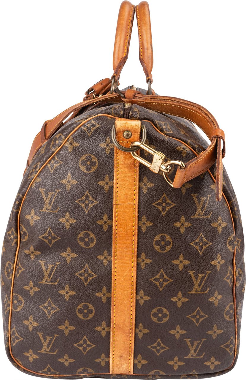 Louis Vuitton Louis Vuitton Canvas Monogram Keepall 55 Bandouliere Bruin
