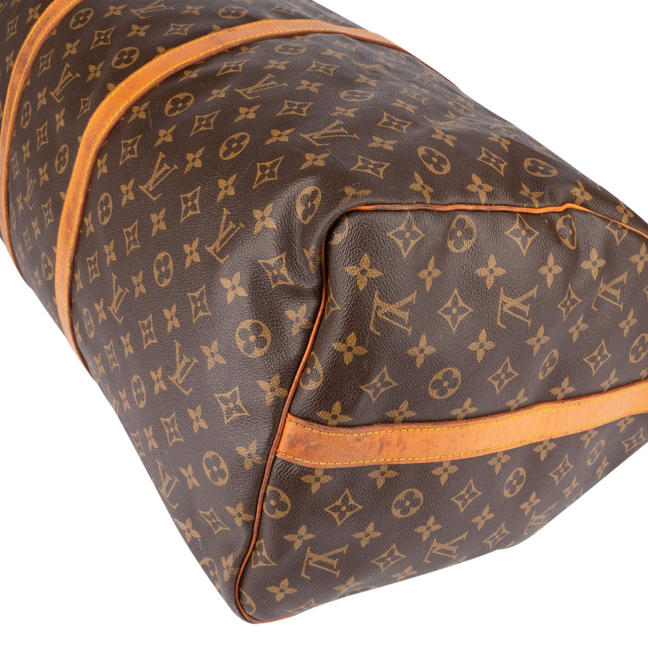 Louis Vuitton Louis Vuitton Canvas Monogram Keepall 60 Bandouliere Bruin