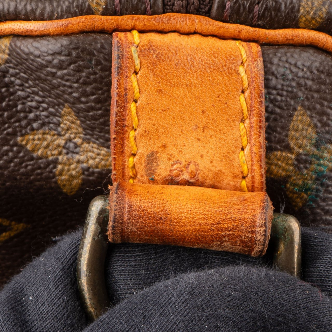 Louis Vuitton Louis Vuitton Canvas Monogram Keepall 60 Bandouliere Bruin