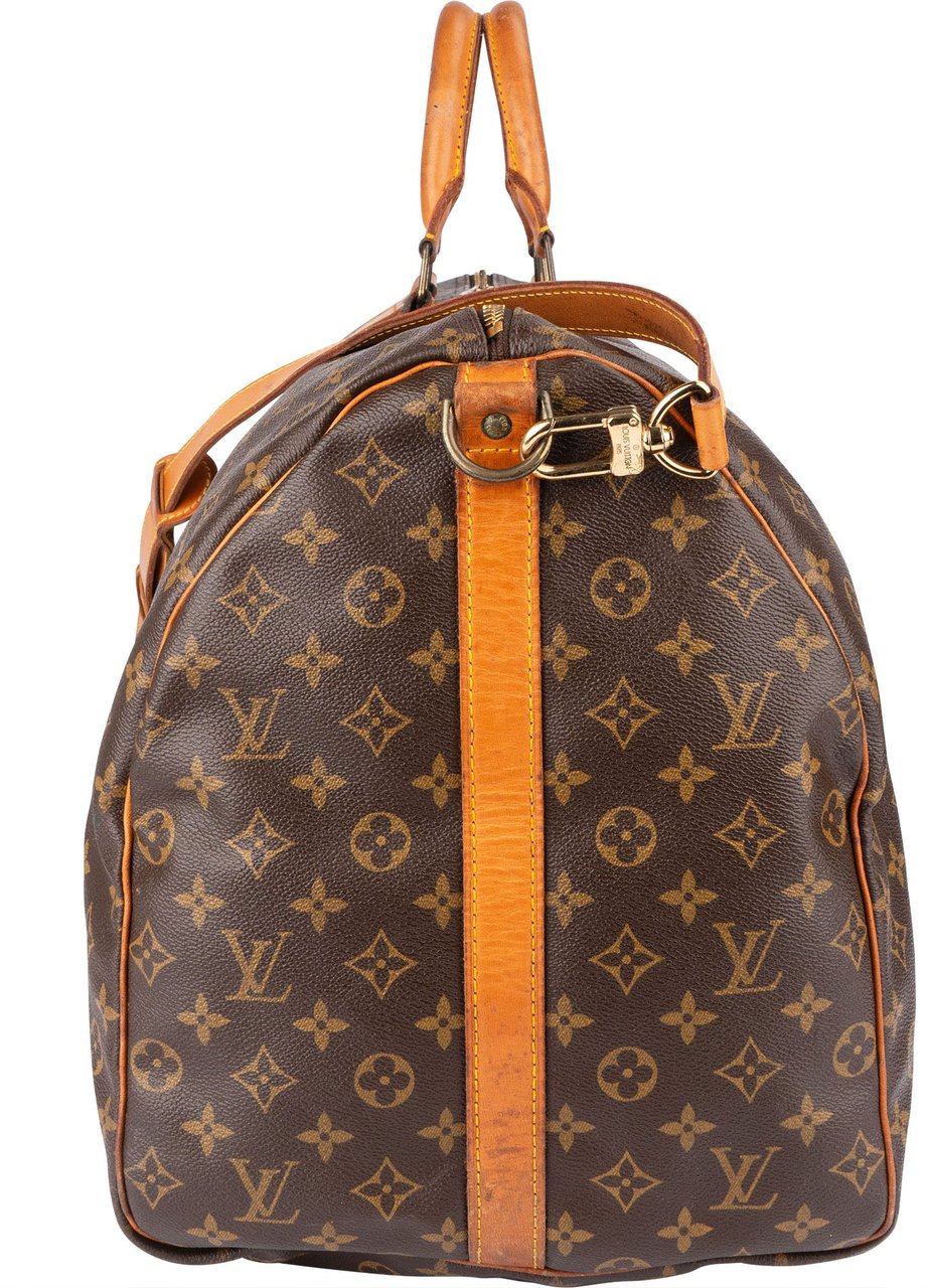 Louis Vuitton Louis Vuitton Canvas Monogram Keepall 60 Bandouliere Bruin