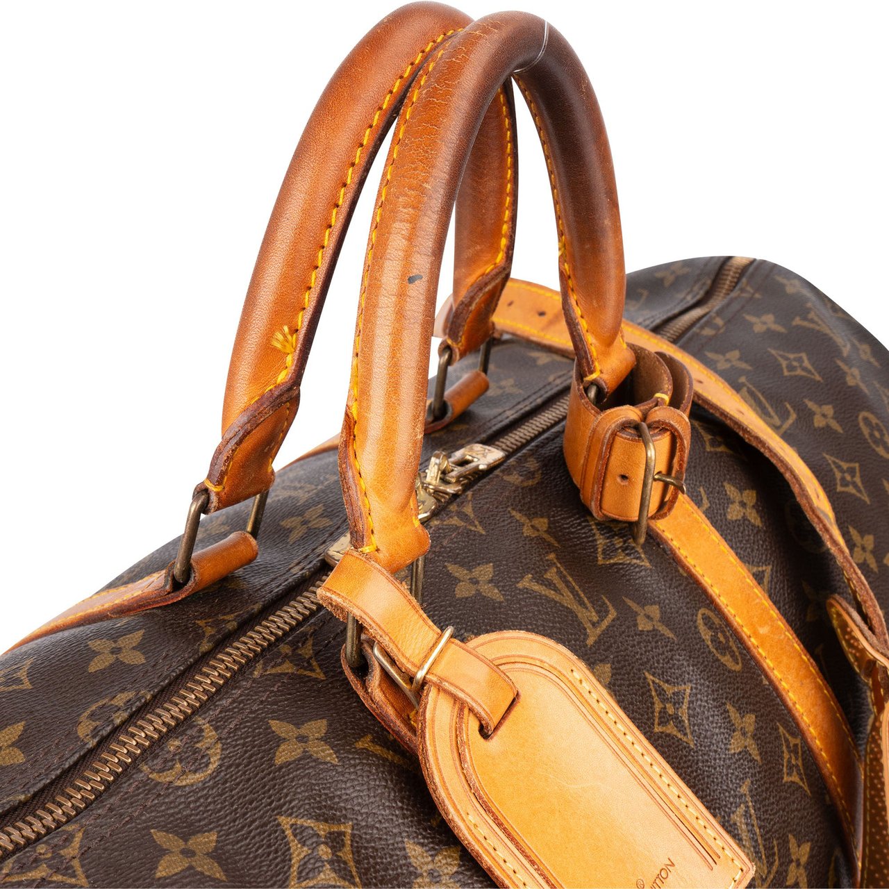 Louis Vuitton Louis Vuitton Canvas Monogram Keepall 55 Bandouliere Bruin