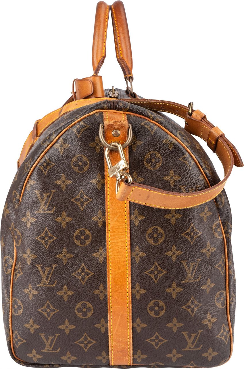 Louis Vuitton Louis Vuitton Canvas Monogram Keepall 55 Bandouliere Bruin