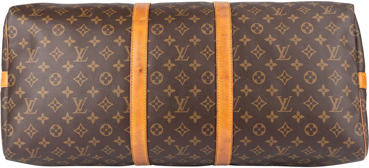 Louis Vuitton Louis Vuitton Canvas Monogram Keepall 55 Bandouliere Bruin