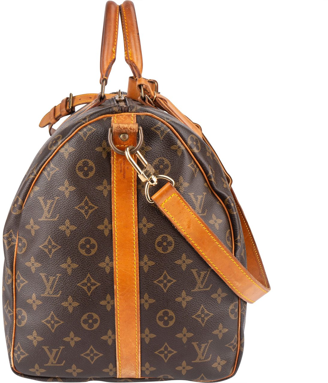 Louis Vuitton Louis Vuitton Canvas Monogram Keepall 55 Bandouliere Bruin