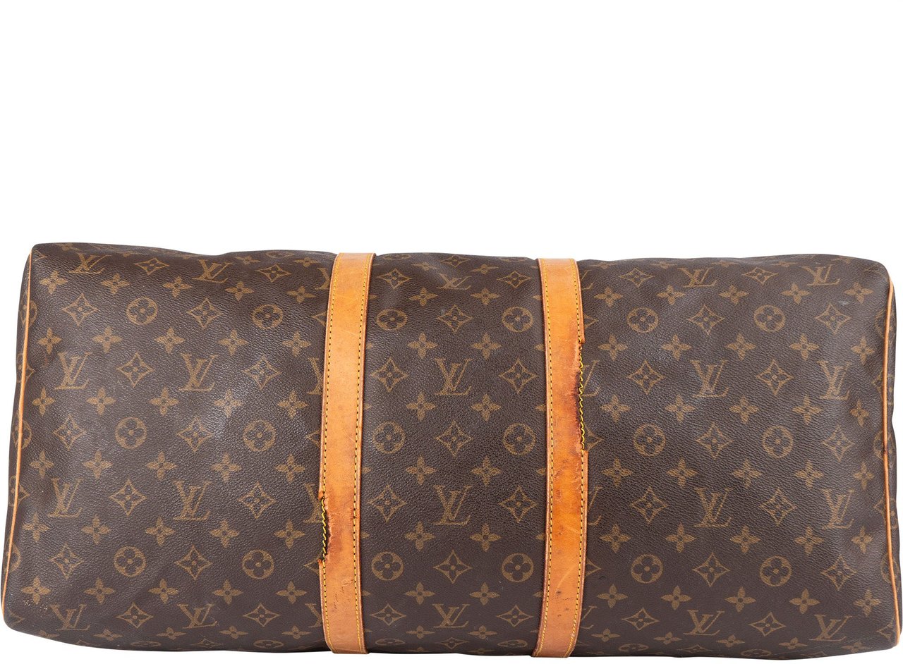 Louis Vuitton Louis Vuitton Canvas Monogram Keepall 55 Bruin