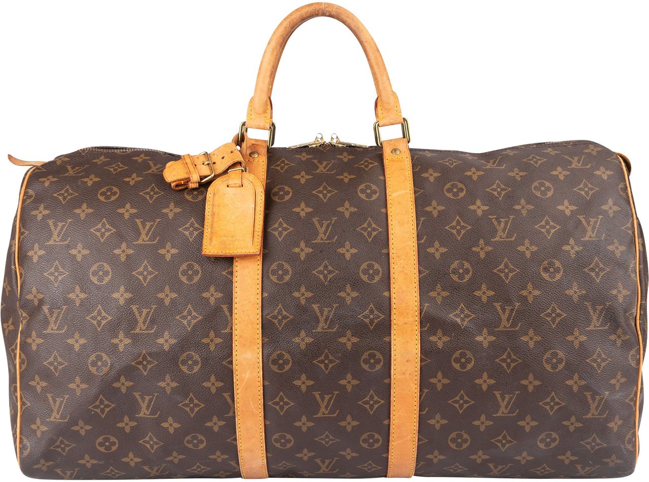 Louis Vuitton Louis Vuitton Canvas Monogram Keepall 55 Bruin