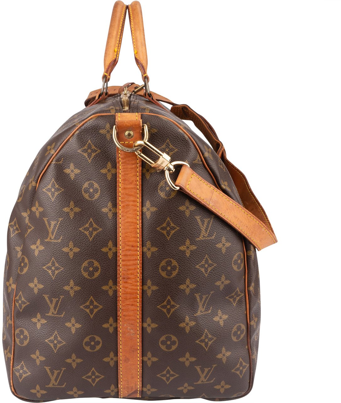 Louis Vuitton Louis Vuitton Canvas Monogram Keepall 60 Bandouliere Bruin