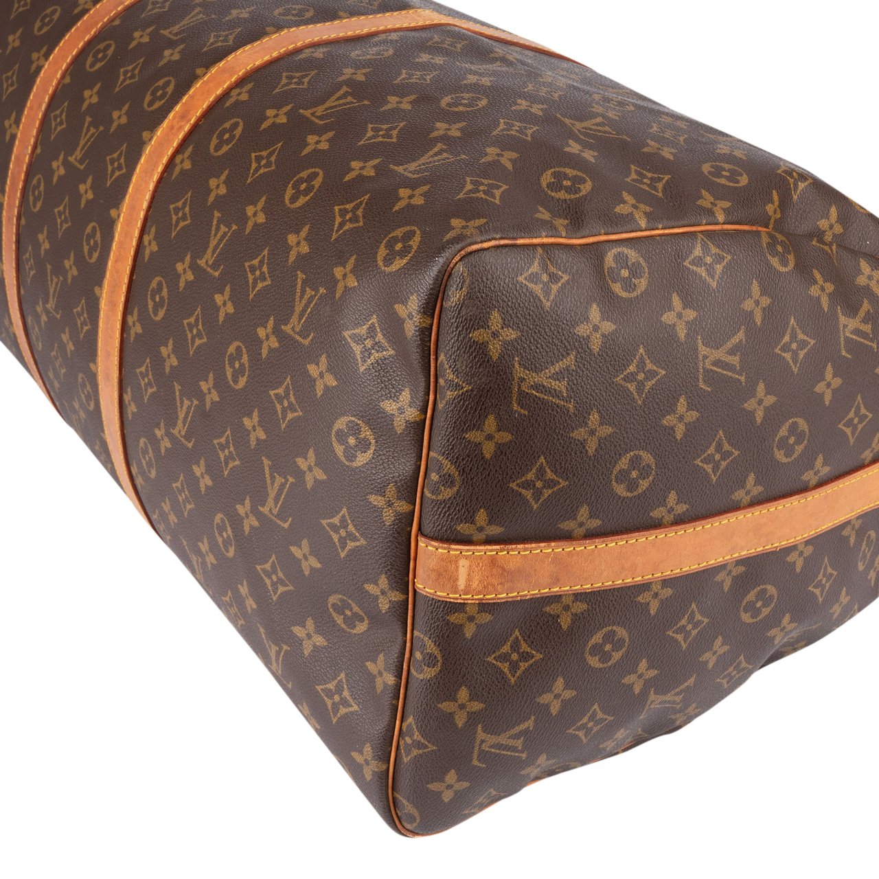 Louis Vuitton Louis Vuitton Canvas Monogram Keepall 60 Bandouliere Bruin