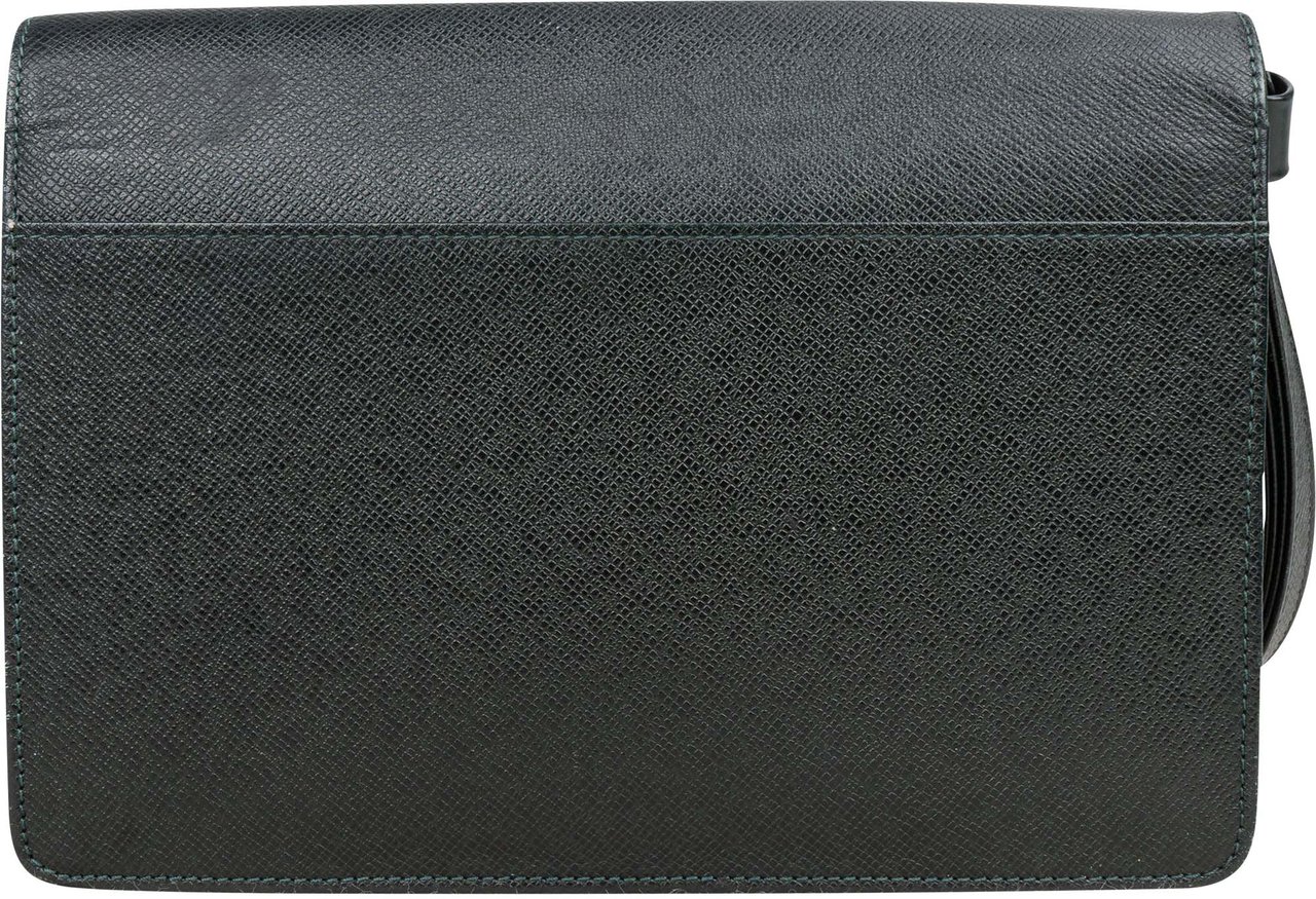 Louis Vuitton Green Taiga Leather Kourad Clutch Divers