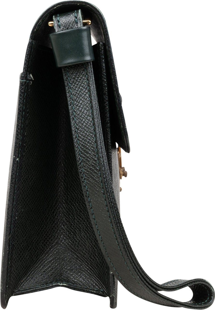 Louis Vuitton Louis Vuitton Green Taiga Leather Kourad Clutch Groen