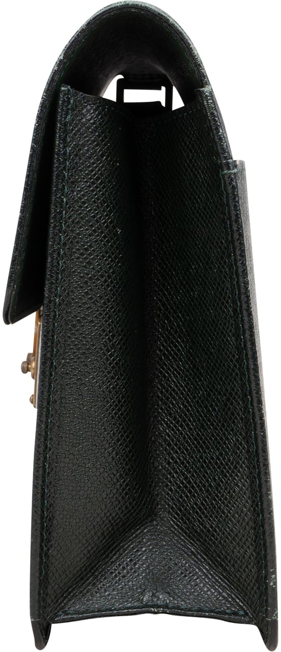 Louis Vuitton Louis Vuitton Green Taiga Leather Kourad Clutch Groen