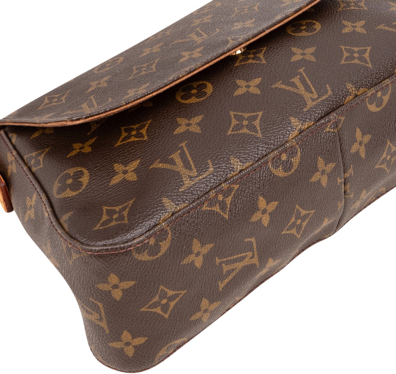Louis Vuitton Louis Vuitton Canvas Monogram Looping PM Handbag Bruin