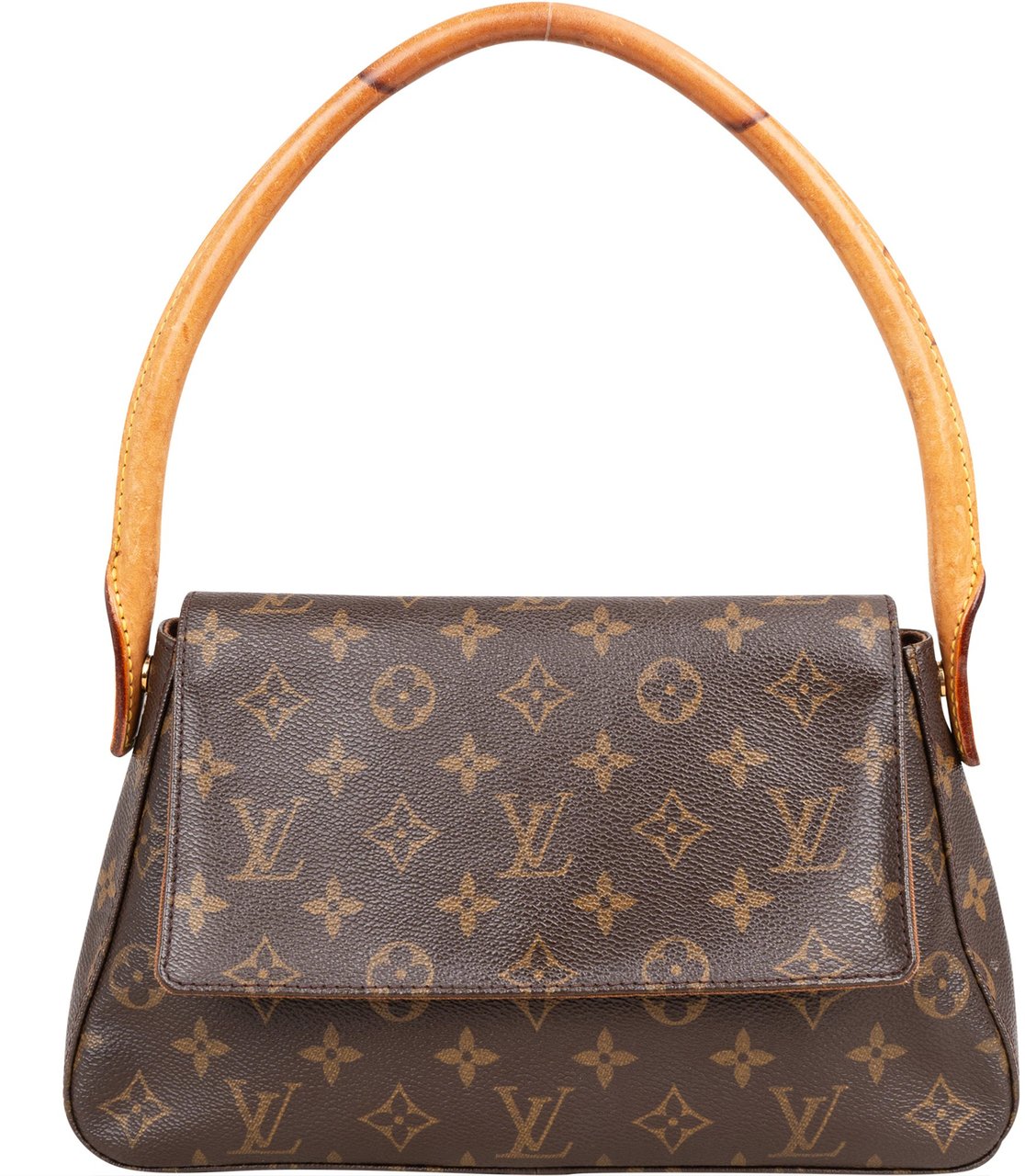 Louis Vuitton Louis Vuitton Canvas Monogram Looping PM Handbag Bruin