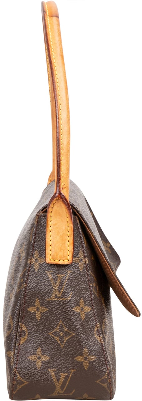 Louis Vuitton Louis Vuitton Canvas Monogram Looping PM Handbag Bruin