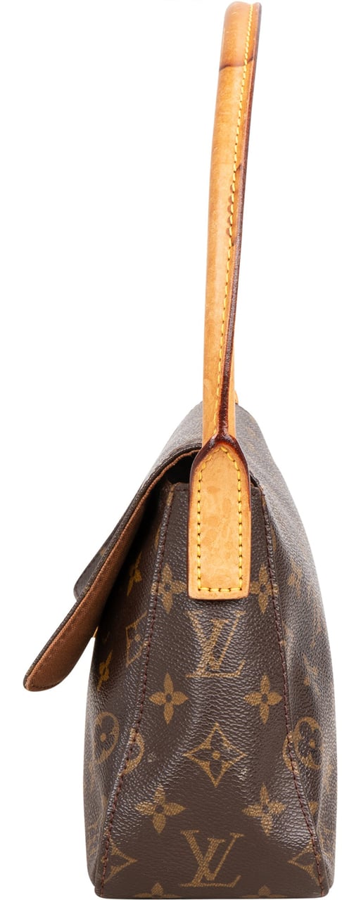 Louis Vuitton Louis Vuitton Canvas Monogram Looping PM Handbag Bruin