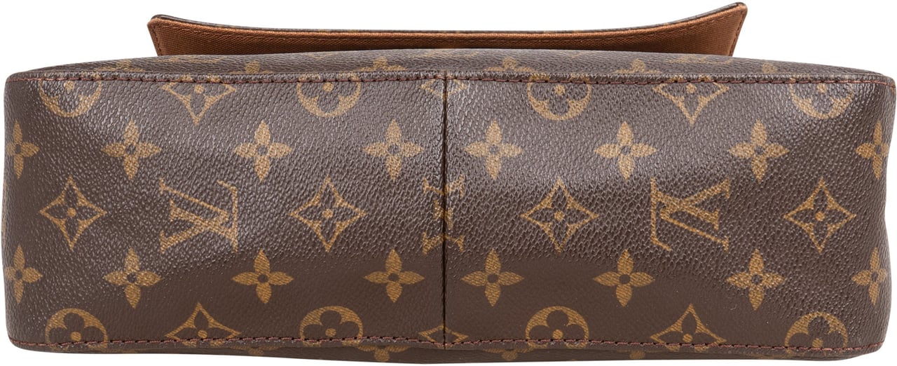 Louis Vuitton Louis Vuitton Canvas Monogram Looping PM Handbag Bruin