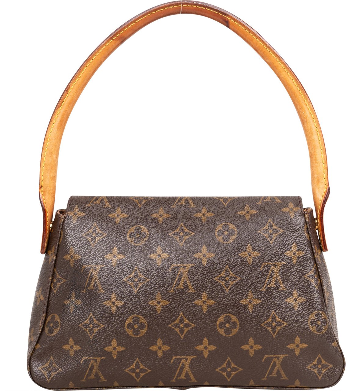 Louis Vuitton Louis Vuitton Canvas Monogram Looping PM Handbag Bruin