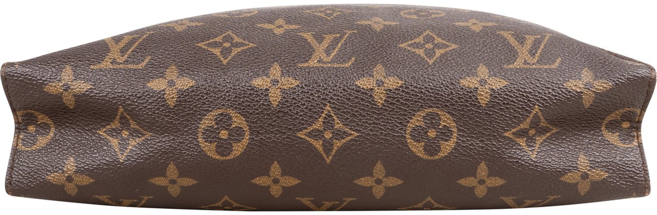 Louis Vuitton Louis Vuitton Canvas Monogram Poche Toilette 25 Clutch Bruin