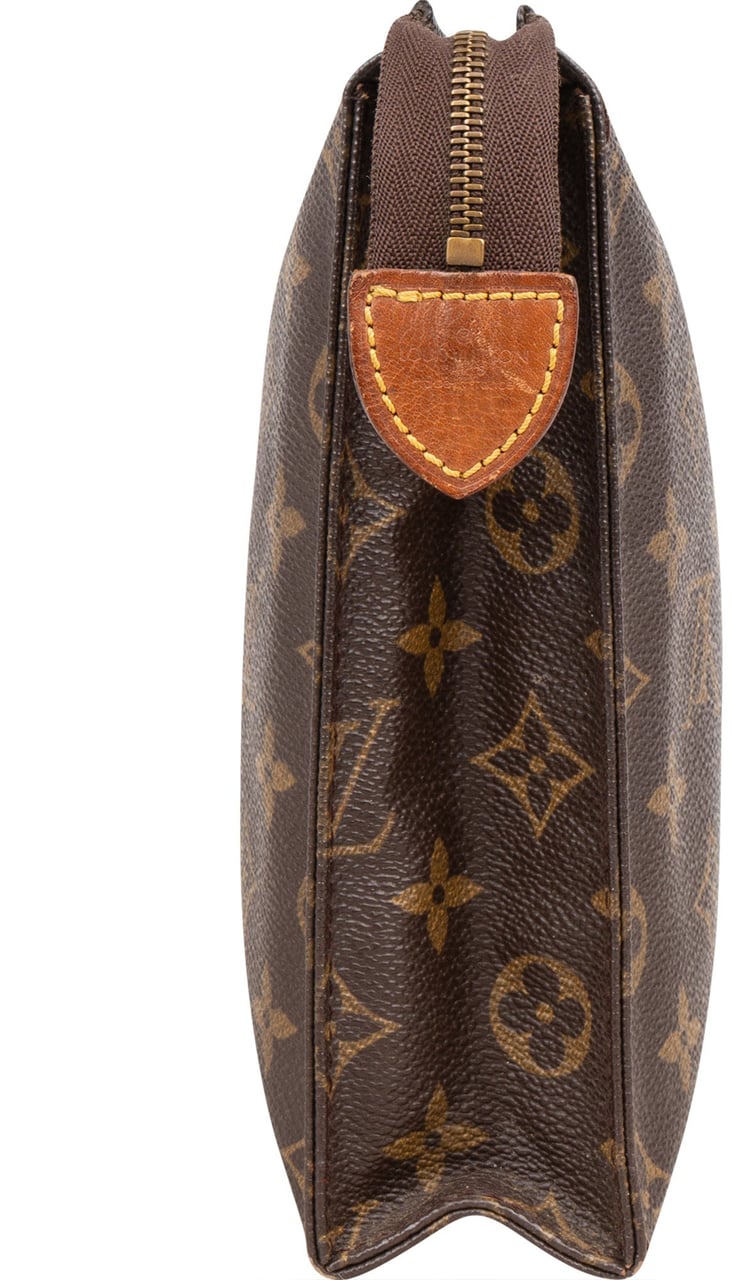 Louis Vuitton Louis Vuitton Canvas Monogram Poche Toilette 25 Clutch Bruin