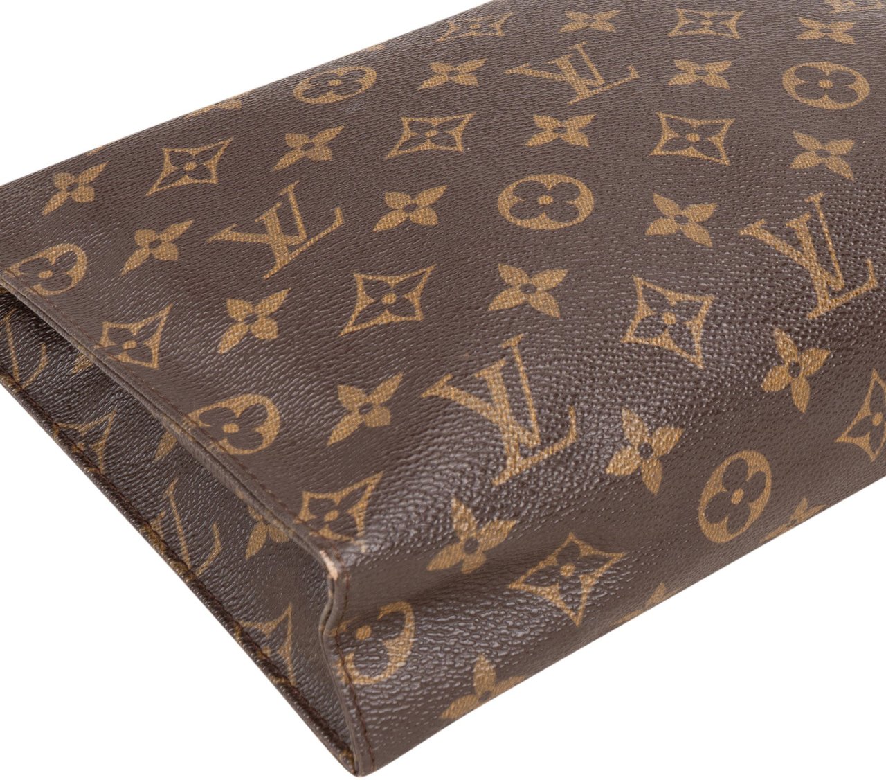 Louis Vuitton Louis Vuitton Canvas Monogram Poche Toilette 25 Clutch Bruin