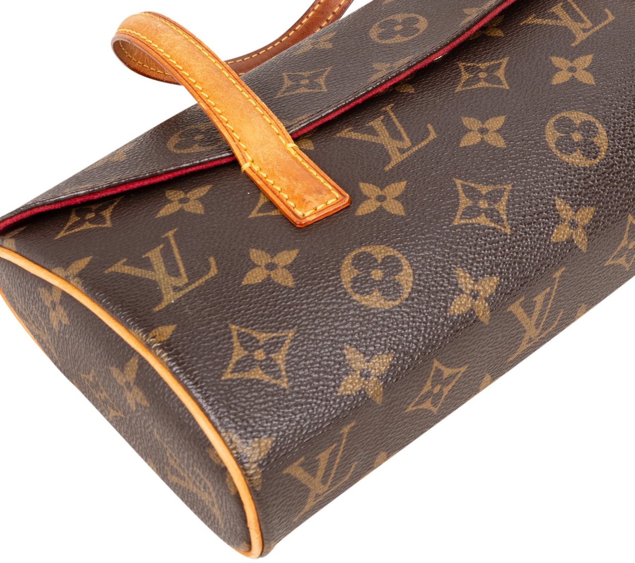 Louis Vuitton Louis Vuitton Canvas Monogram Sonatine Handbag Bruin