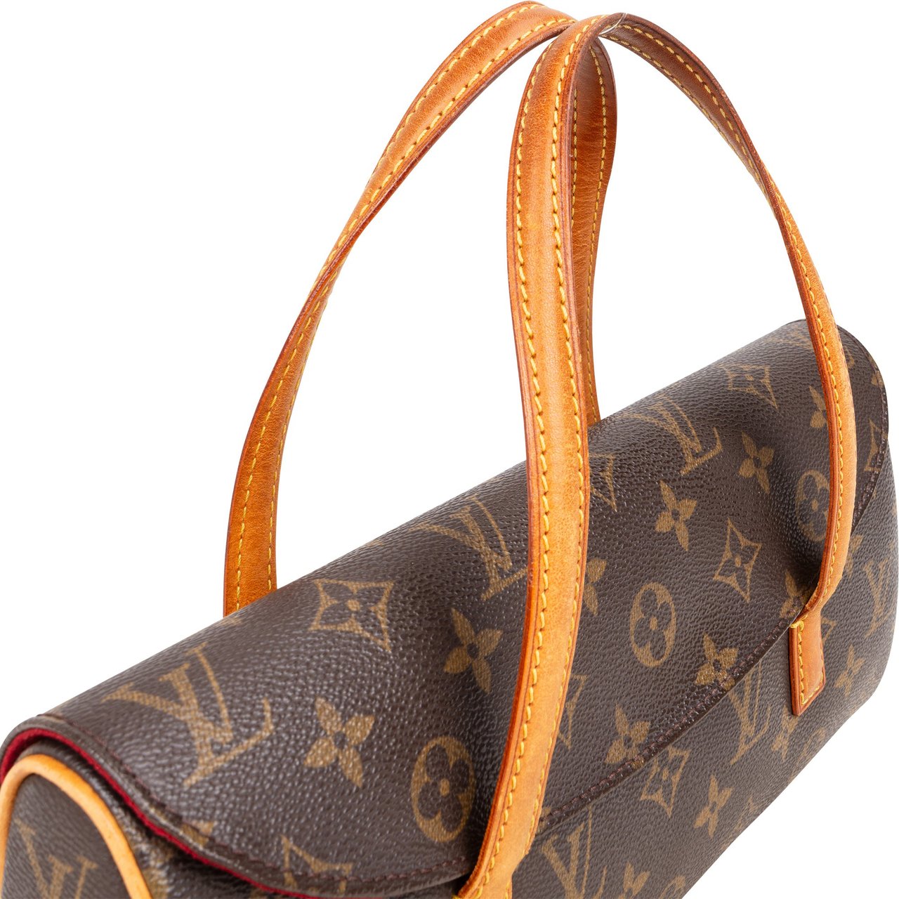Louis Vuitton Louis Vuitton Canvas Monogram Sonatine Handbag Bruin