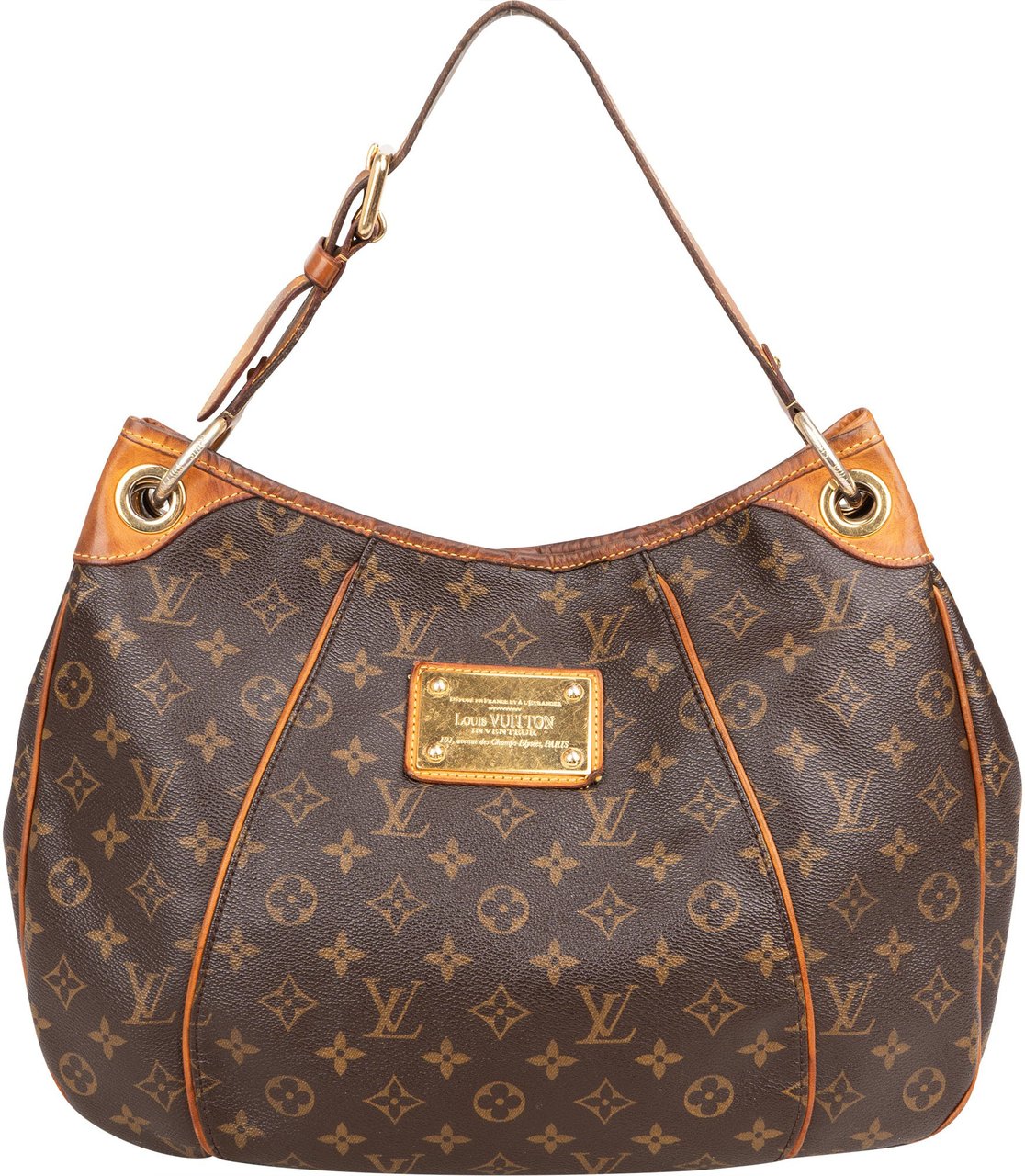 Louis Vuitton Louis Vuitton Canvas Monogram Galliera PM Handbag Bruin