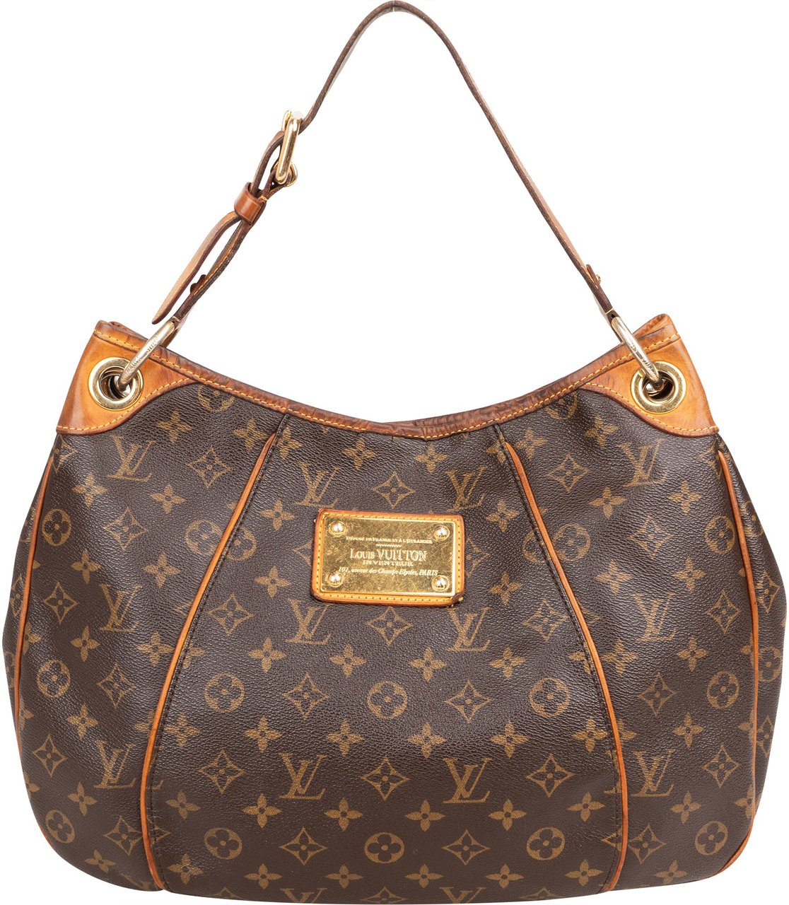 Louis Vuitton Louis Vuitton Canvas Monogram Galliera PM Handbag Bruin