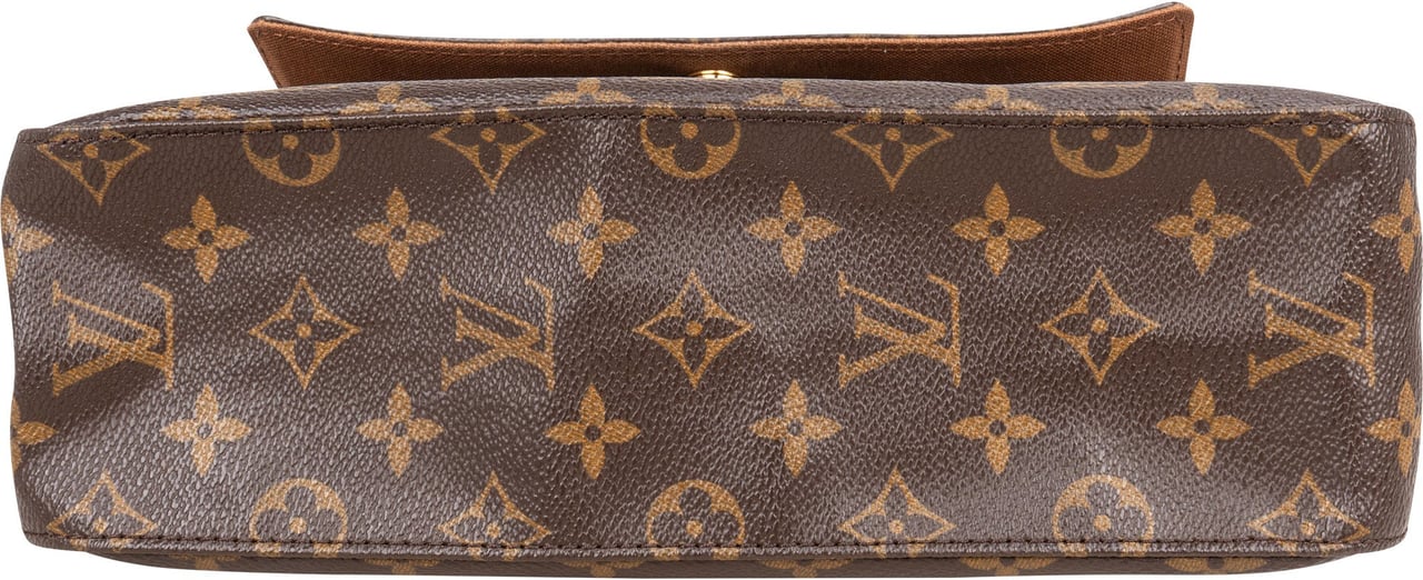 Louis Vuitton Louis Vuitton Canvas Monogram Looping PM Handbag Bruin