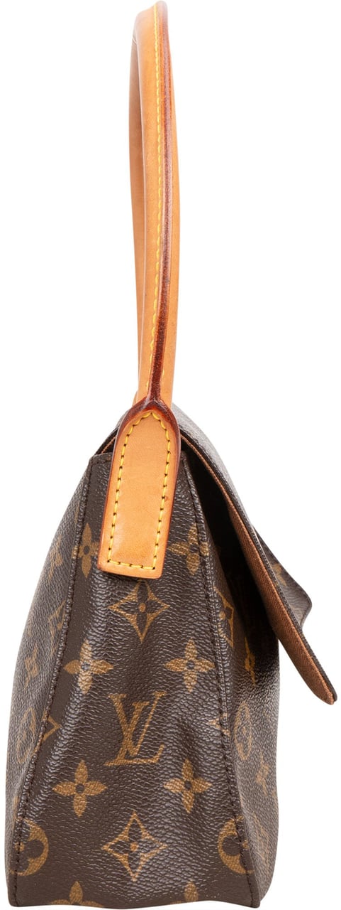 Louis Vuitton Louis Vuitton Canvas Monogram Looping PM Handbag Bruin