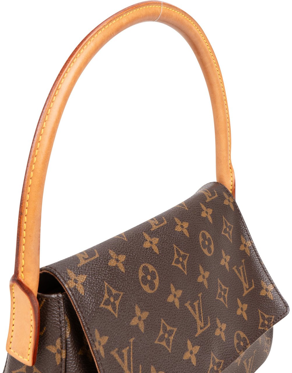 Louis Vuitton Louis Vuitton Canvas Monogram Looping PM Handbag Bruin