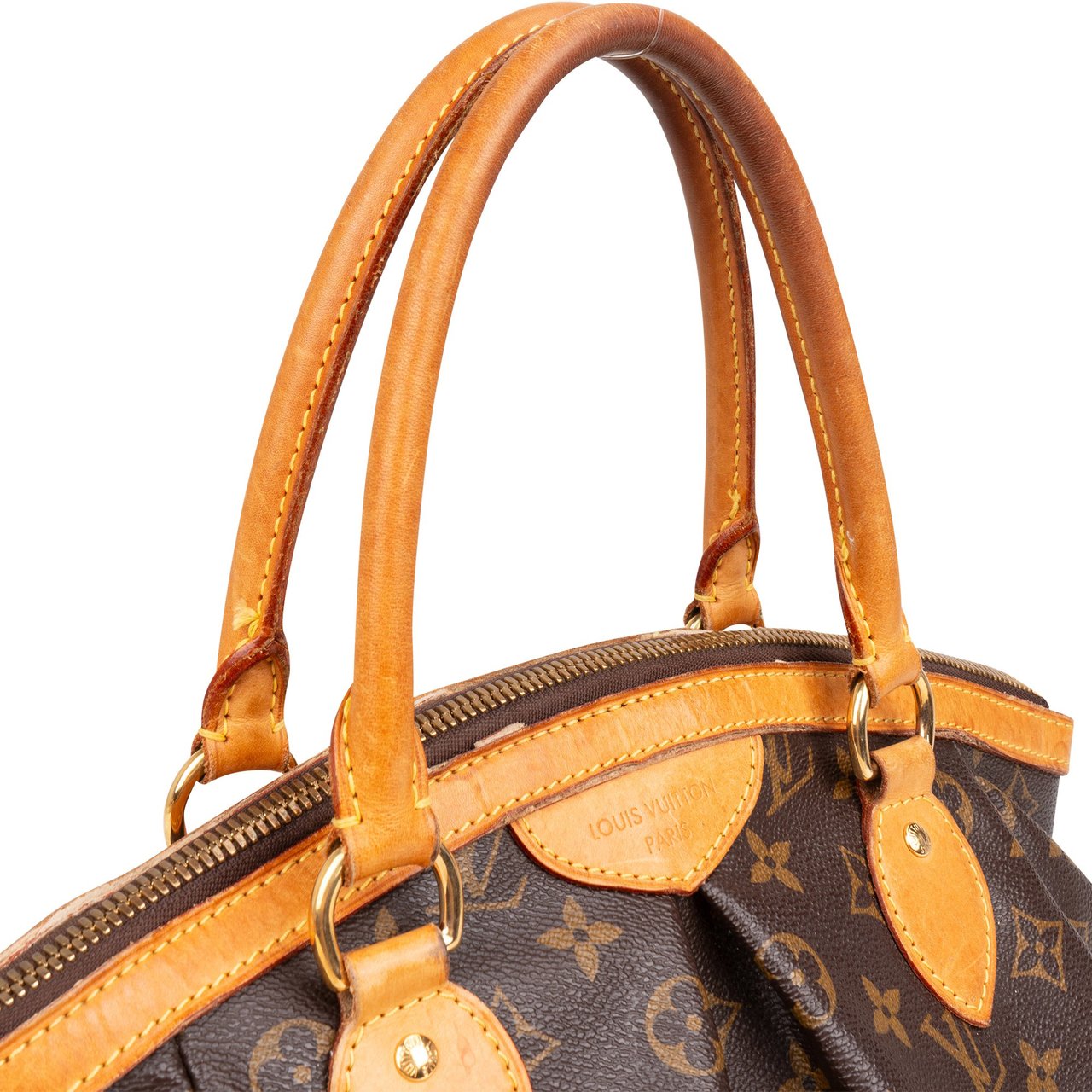 Louis Vuitton Louis Vuitton Canvas Monogram Tivoli PM Handbag Bruin