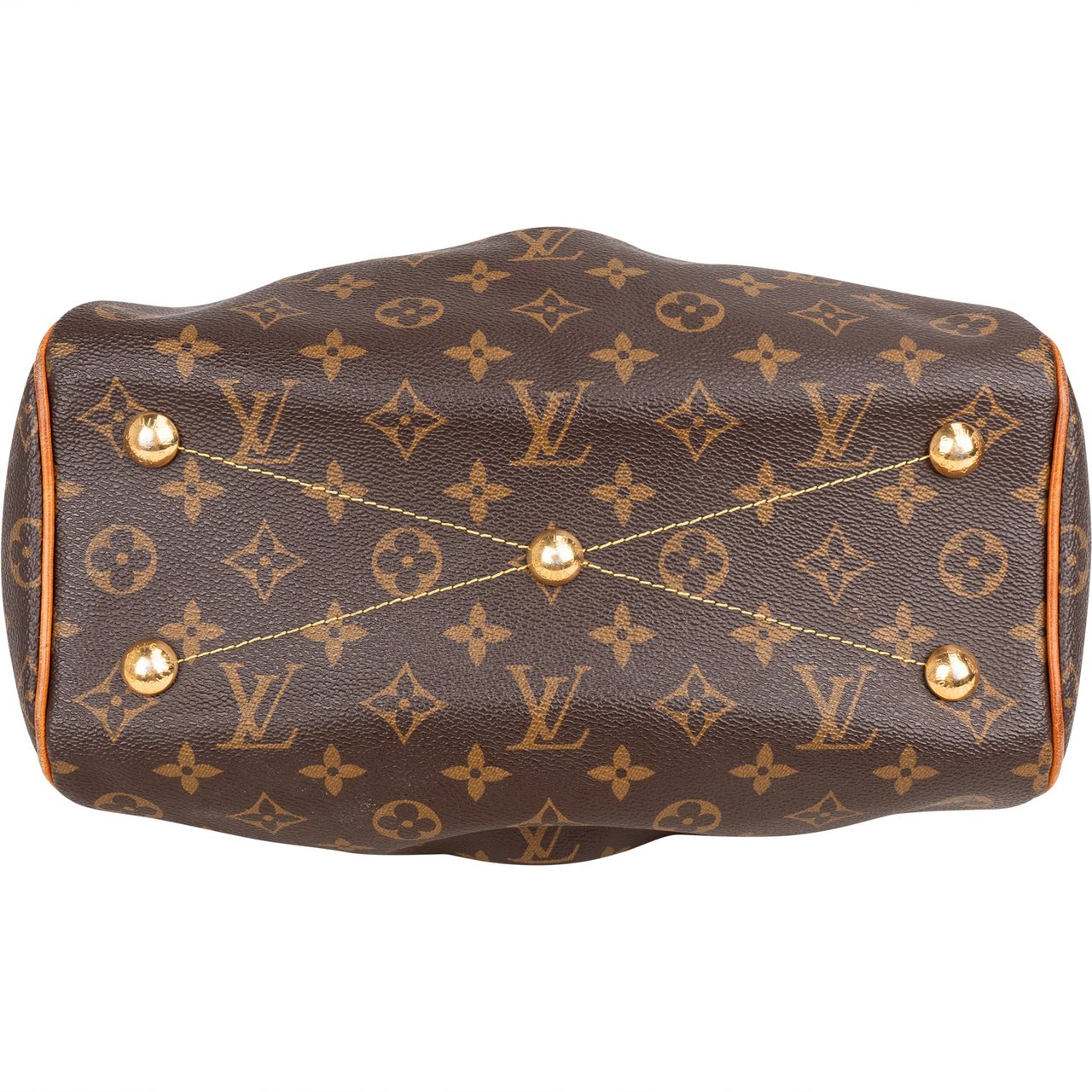 Louis Vuitton Louis Vuitton Canvas Monogram Tivoli PM Handbag Bruin