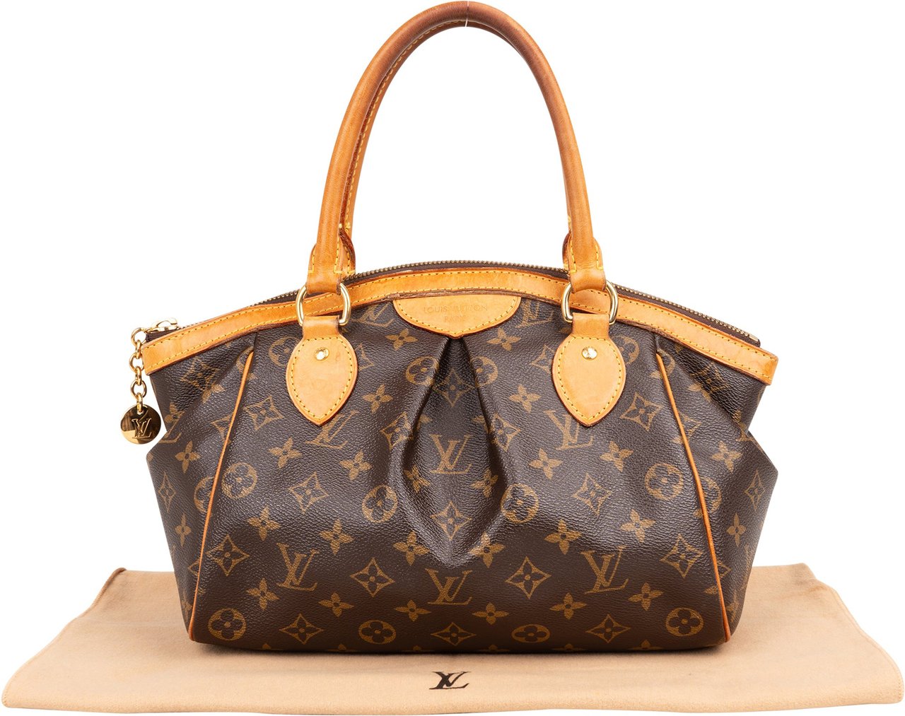 Louis Vuitton Louis Vuitton Canvas Monogram Tivoli PM Handbag Bruin