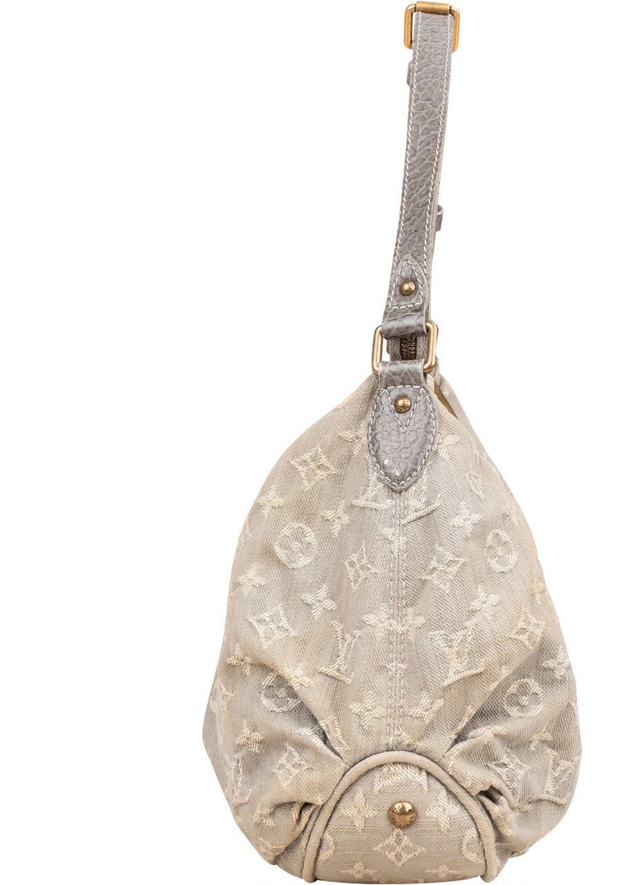 Louis Vuitton Louis Vuitton Denim Monogram Mahina Shoulder Bag Donkergrijs