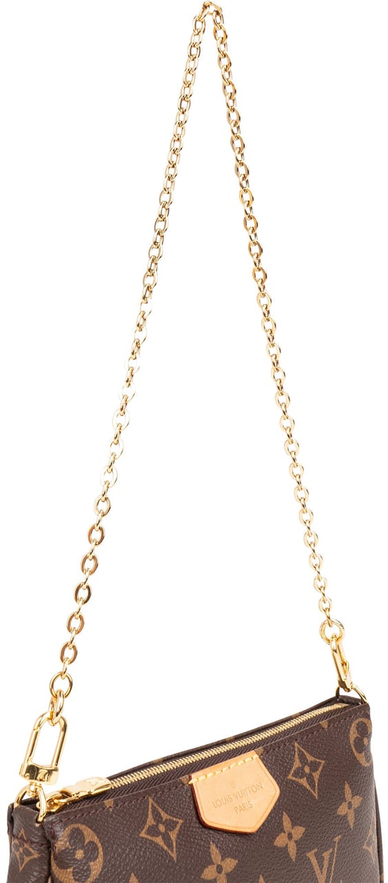 Louis Vuitton Louis Vuitton Canvas Monogram Pochette Accessoire Shoulder Bag Bruin