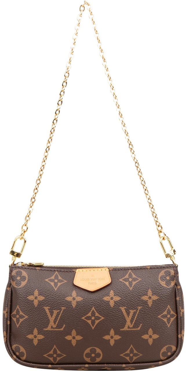 Louis Vuitton Louis Vuitton Canvas Monogram Pochette Accessoire Shoulder Bag Bruin