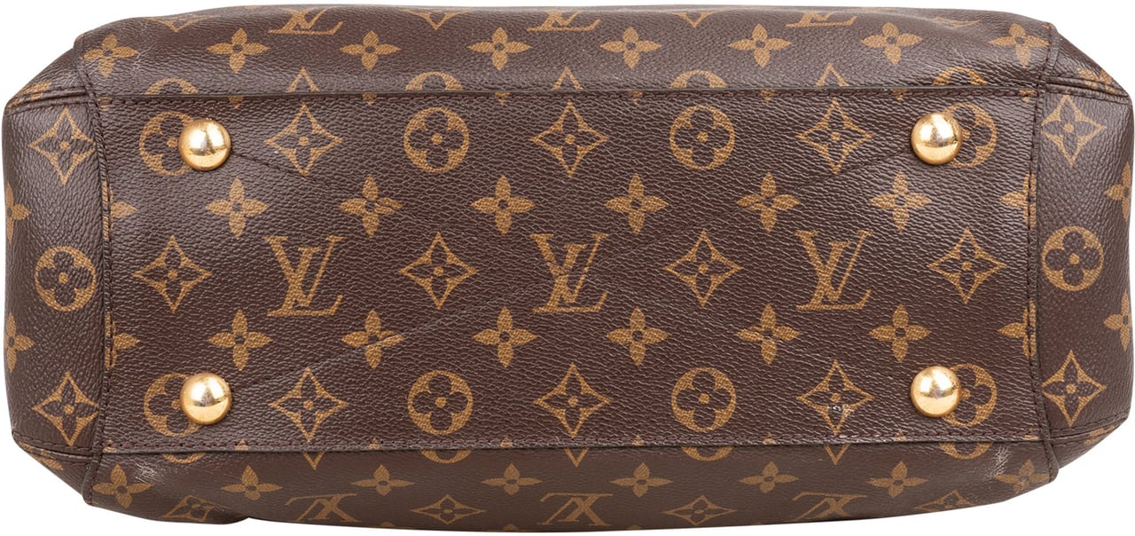 Louis Vuitton Louis Vuitton Canvas Monogram Montaigne MM Handbag Bruin