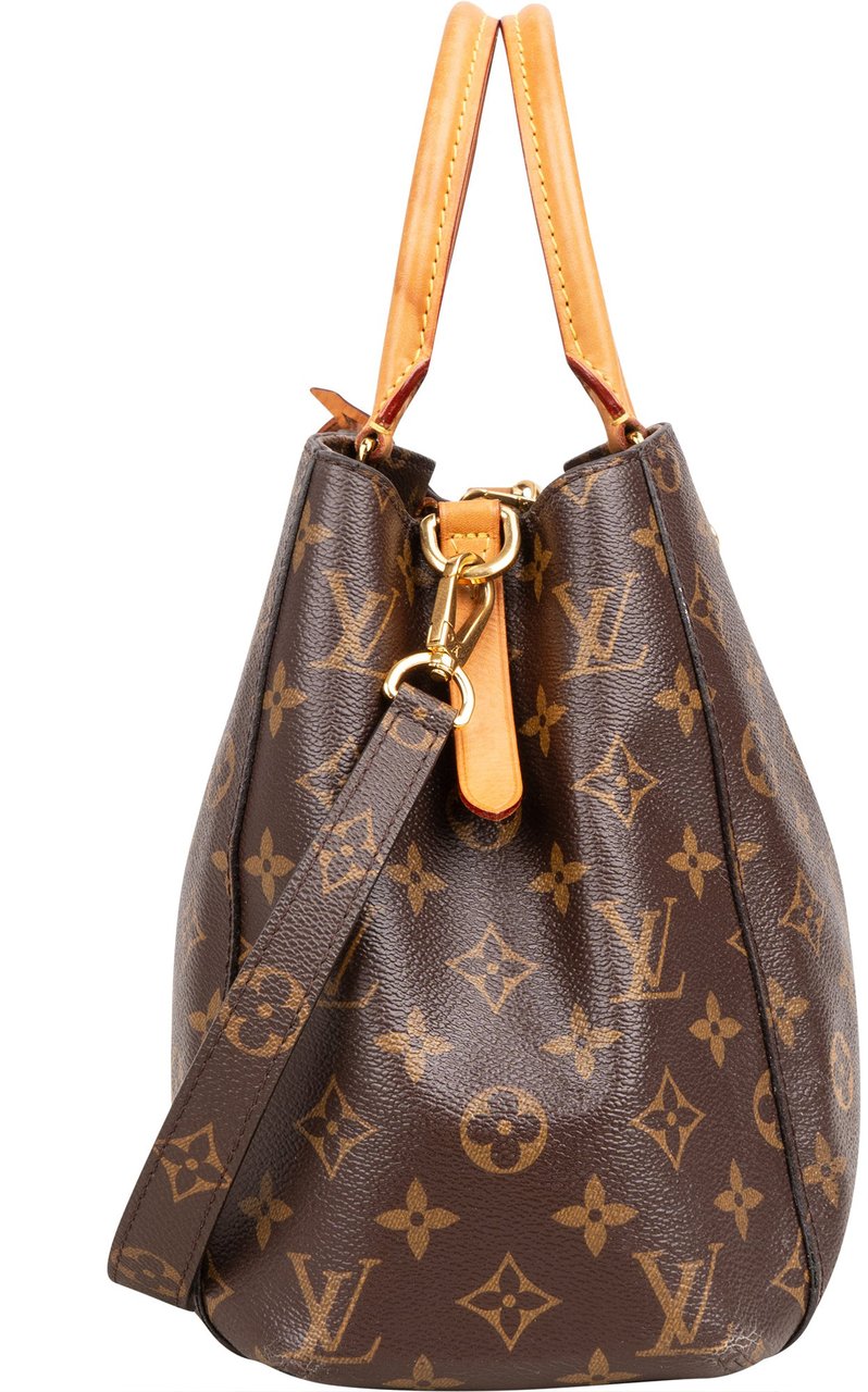 Louis Vuitton Louis Vuitton Canvas Monogram Montaigne MM Handbag Bruin