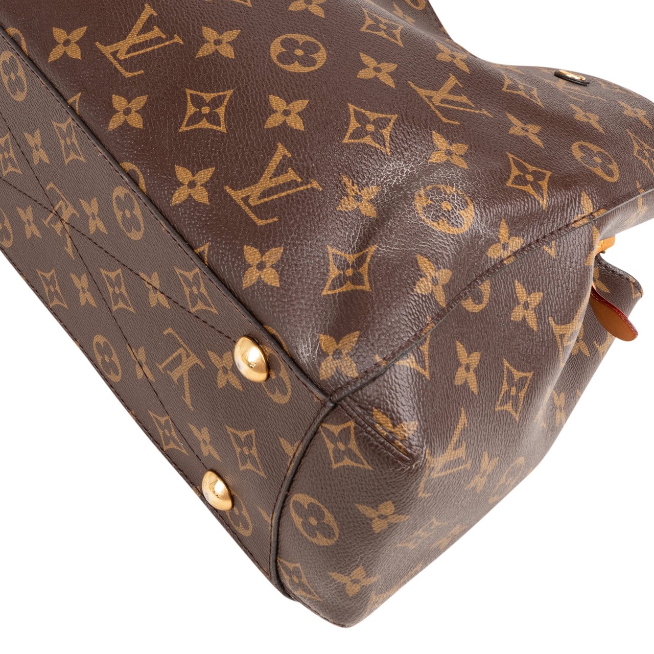 Louis Vuitton Louis Vuitton Canvas Monogram Montaigne MM Handbag Bruin