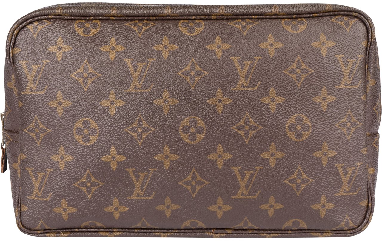 Louis Vuitton Louis Vuitton Canvas Monogram Trousse Toilette 28 Clutch Bruin
